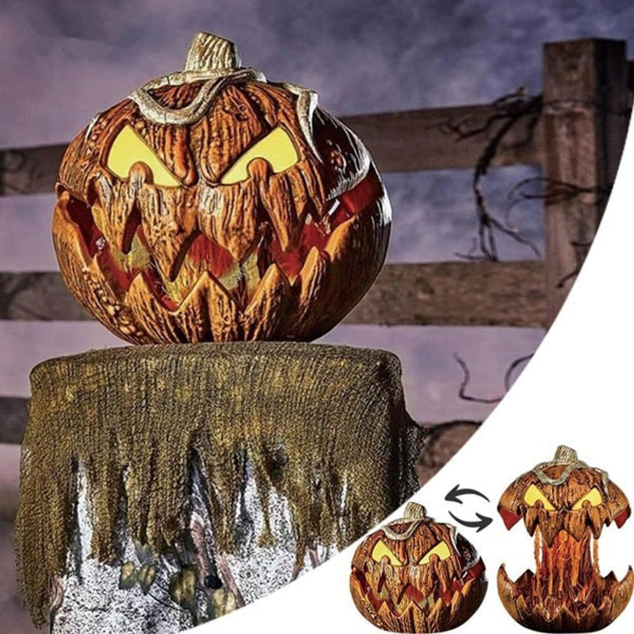 Citrouille Halloween Lumineuse Avec Son