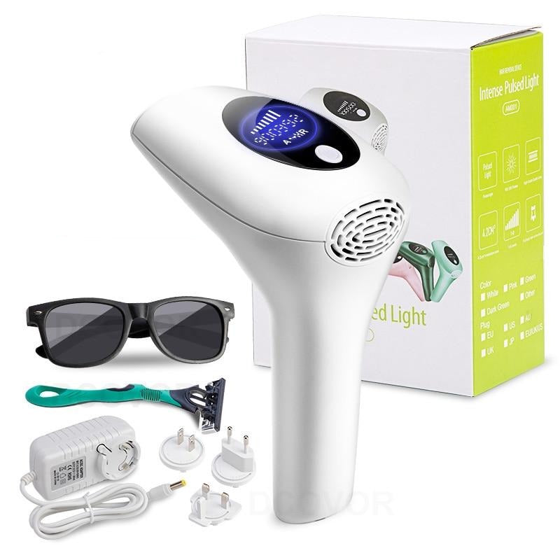 Epilateur Laser IPL Visage/Corps/Maillot/Aisselles