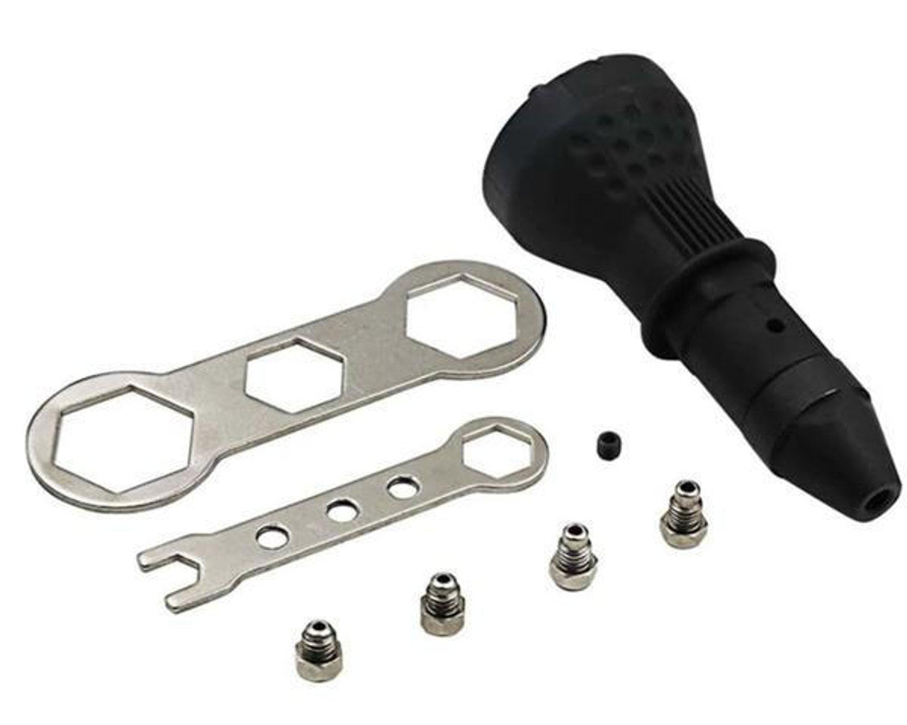 Kit d'adaptateur de pistolet à rivet Grip Riveter Perceuse Fixation  Rivetage Outil à main Insert Nut pour perceuse électrique sans fil