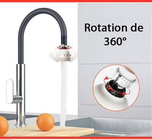 Aérateur de Robinet Orientation 360 degrés