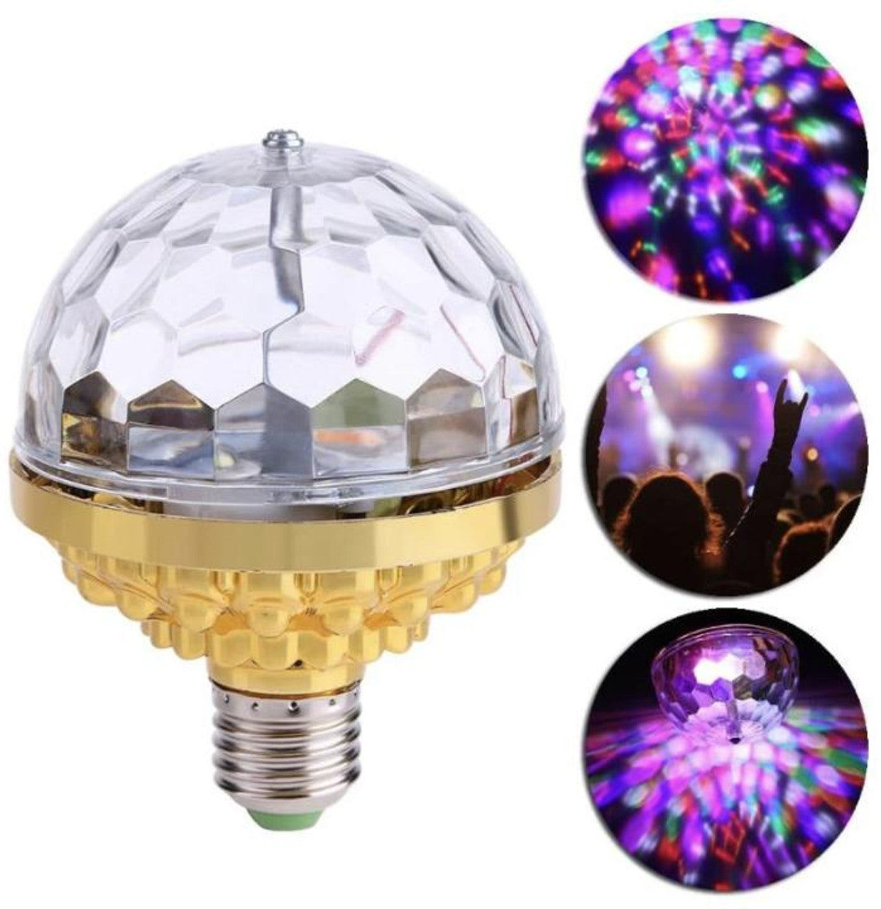 Ampoule Lumineuse Rotative Colorée