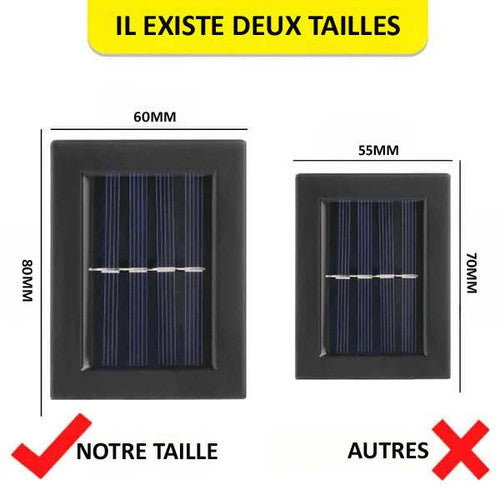 Applique Murale Extérieure à Energie Solaire