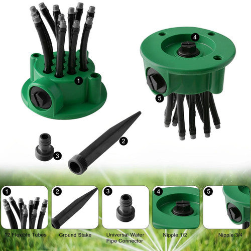 Arroseur De Pelouse Réglable à 360 Degrés