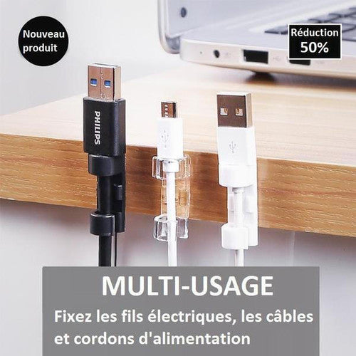 Attache-fils électriques (Lot de 20 pièces)