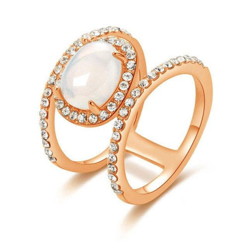 Bague De Guérison Naturelle En Pierre De Lune