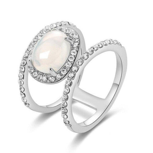 Bague De Guérison Naturelle En Pierre De Lune