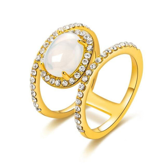 Bague De Guérison Naturelle En Pierre De Lune