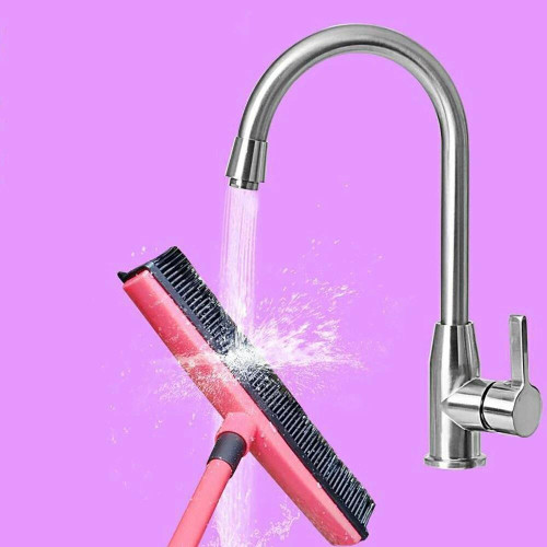Balai Multifonctionnel Avec Manche Télescopique Pour Poils D'Animaux