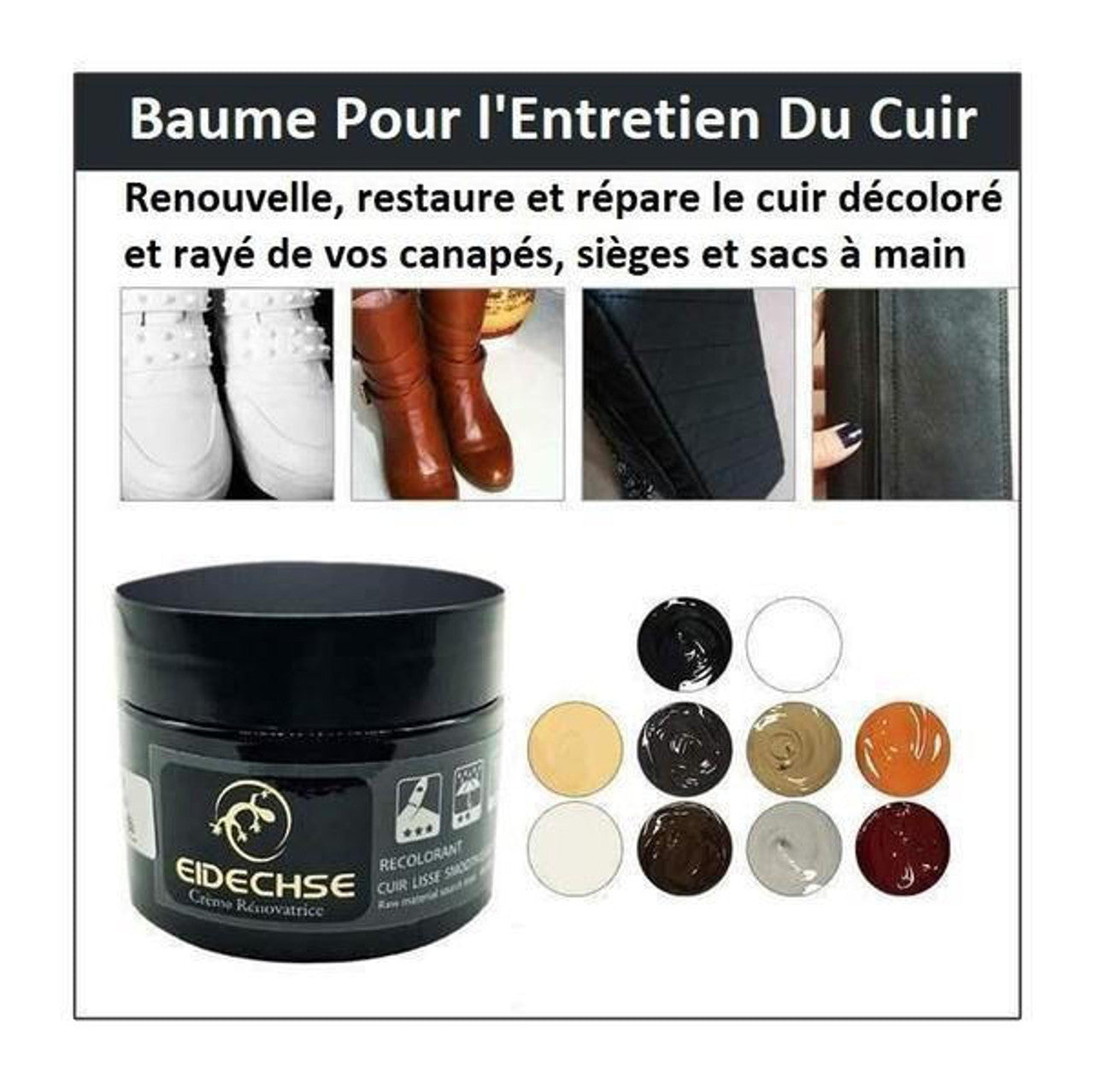 Baume Pour Cuir - Utilisation Facile et Agréable
