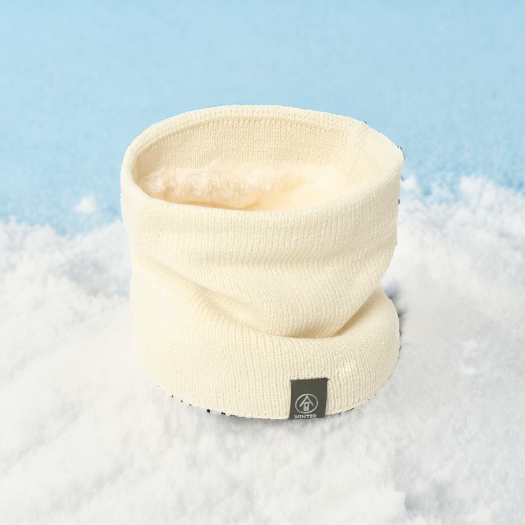 Écharpe/Cache Cou Unisexe Hiver 2023 en Tricot Épais et Velours de Haute Qualité