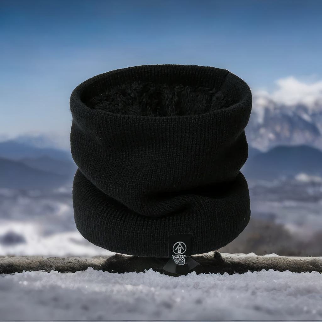 Écharpe/Cache Cou Unisexe Hiver 2023 en Tricot Épais et Velours de Haute Qualité