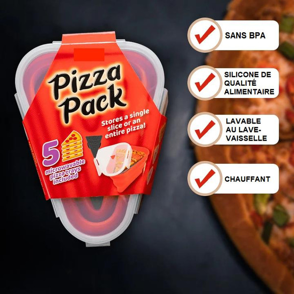 Boîte à Pizza Réutilisable - Récipient Pliable