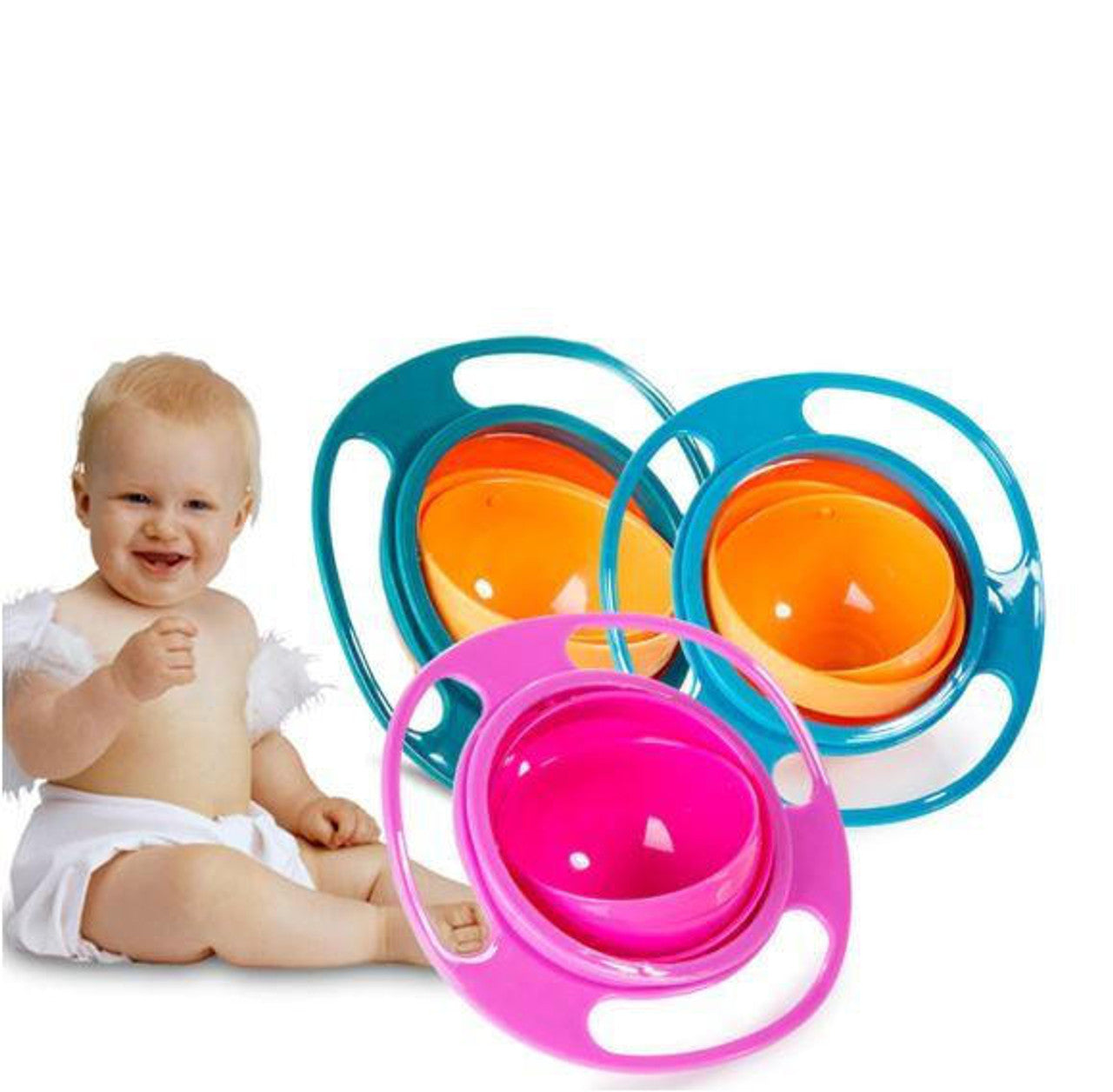 Bol Pour Bébé Anti-déversement - Rotation à 360°