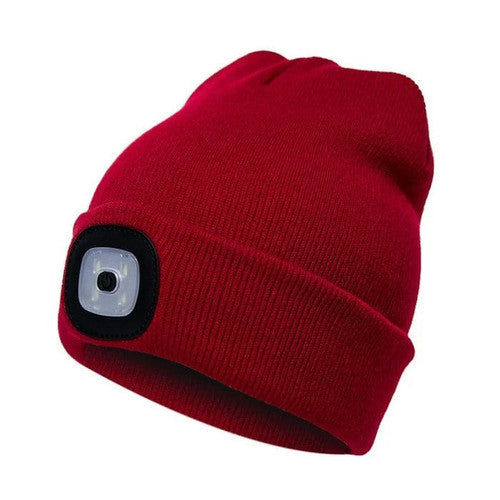 Bonnet En Laine Avec Lampe LED