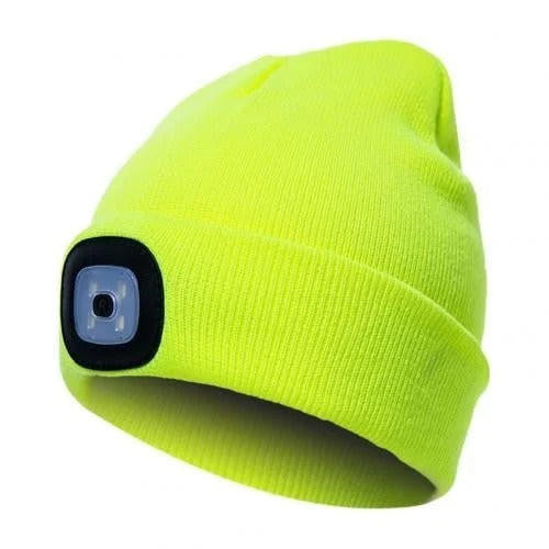 Bonnet En Laine Avec Lampe LED