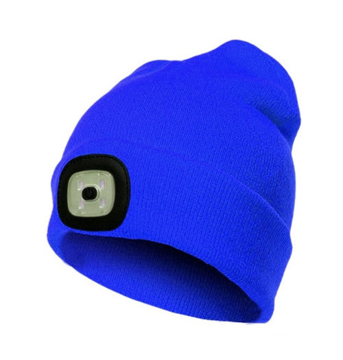 Bonnet En Laine Avec Lampe LED