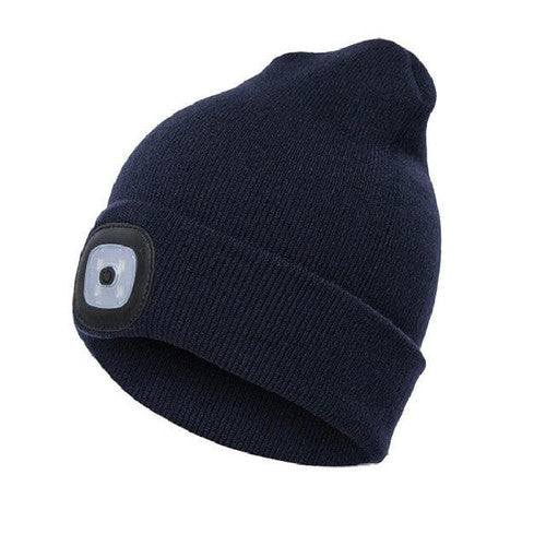 Bonnet En Laine Avec Lampe LED