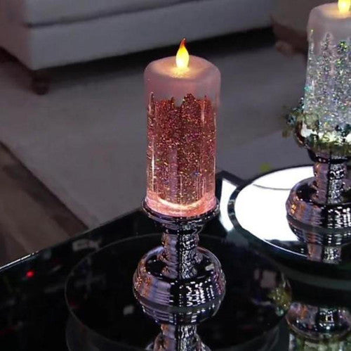 Bougie LED Rechargeable - Décoration De Noël