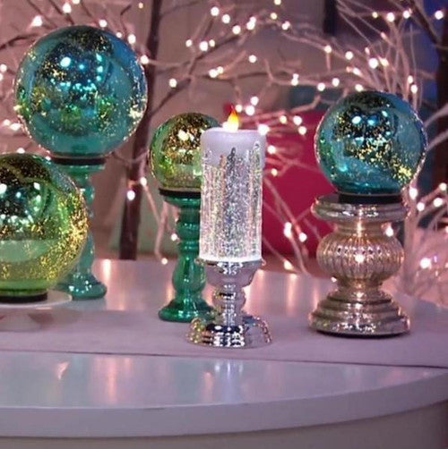 Bougie LED Rechargeable - Décoration De Noël