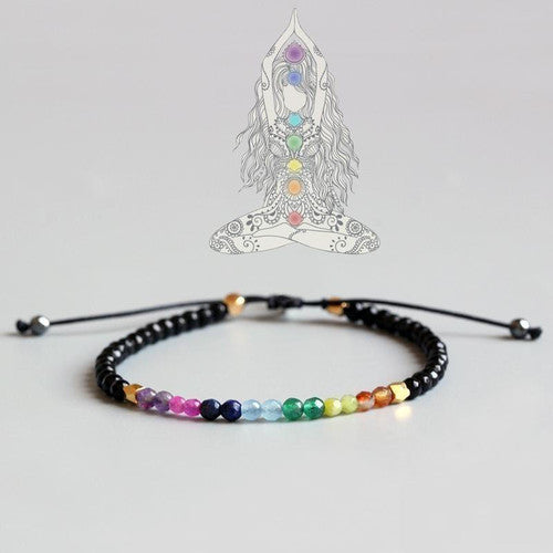 Bracelet 7 chakras et 12 constellations
