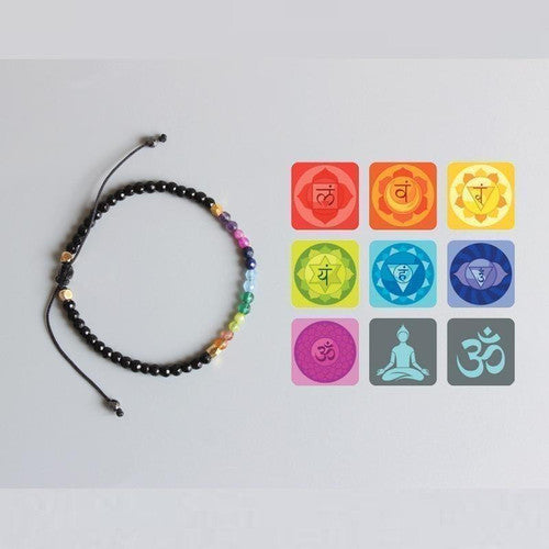 Bracelet 7 chakras et 12 constellations