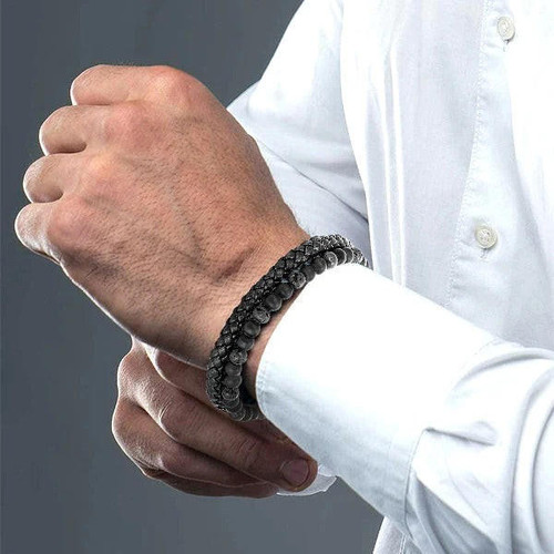 Bracelet De Perles En Hématite