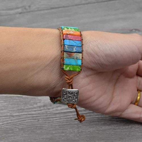 Bracelet de Positivité Rempli de Couleurs