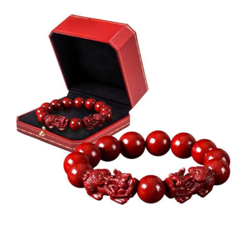 Bracelet Feng Shui En Cinabre