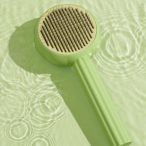 Brosse De Toilettage Chien et Chat Auto-Nettoyante
