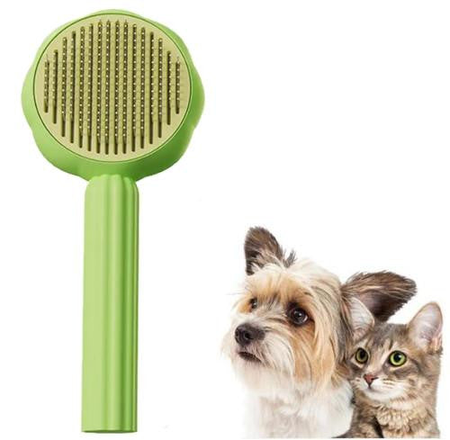 Brosse De Toilettage Chien et Chat Auto-Nettoyante