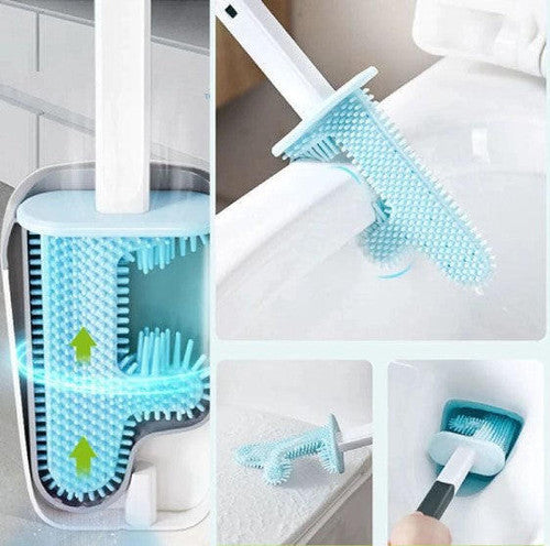 Brosse De Toilette En Silicone