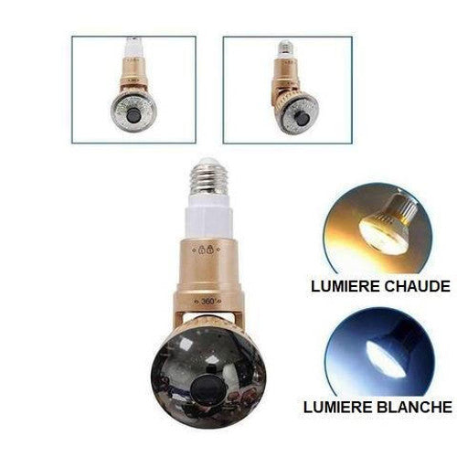 Caméra De Surveillance Ampoule IP Wifi