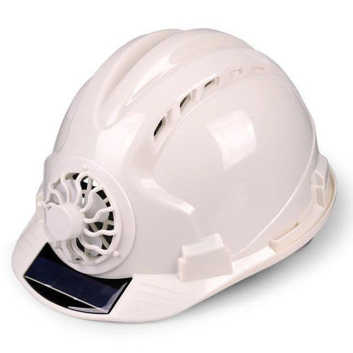 Casque de chantier résistant ventilateur à énergie solaire