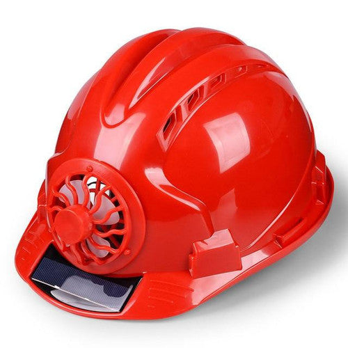 Casque de chantier résistant ventilateur à énergie solaire