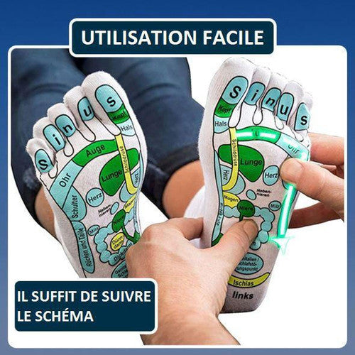 Chaussettes De Réflexologie Par Acupression