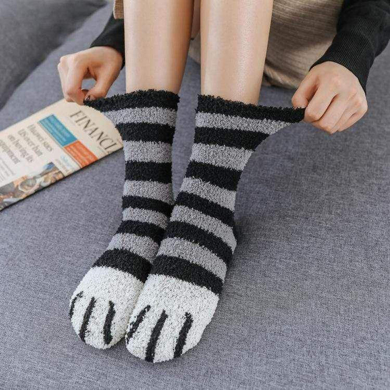 Chaussettes d’Hiver Pattes De Chats
