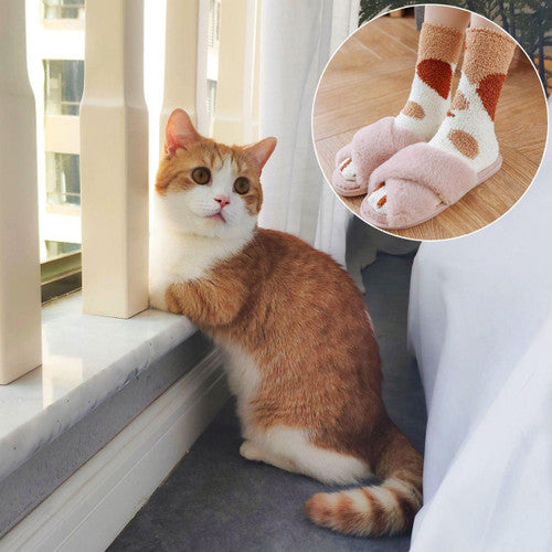 Chaussettes d’Hiver Pattes De Chats