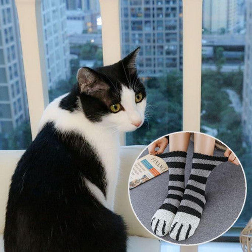 Chaussettes d’Hiver Pattes De Chats