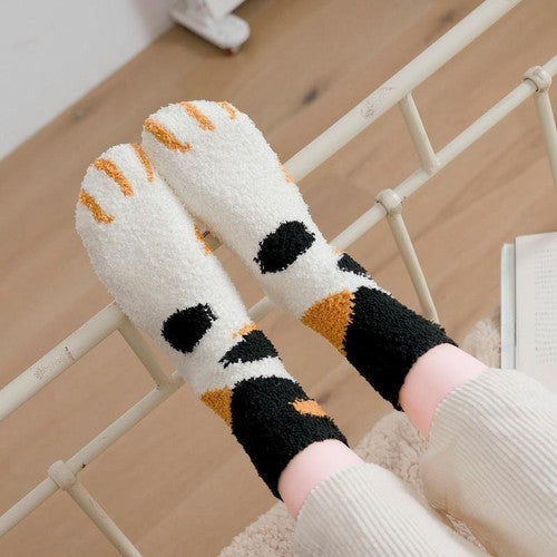 Chaussettes d’Hiver Pattes De Chats
