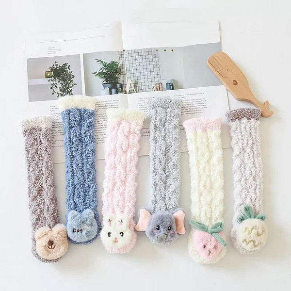 Chaussettes d'Hiver Pour Bébé De 0-4 ans