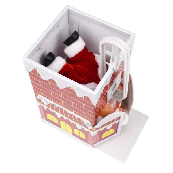 Cheminée d'Escalade Électrique Du Père Noël
