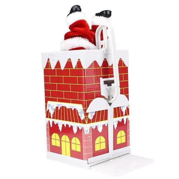 Cheminée d'Escalade Électrique Du Père Noël