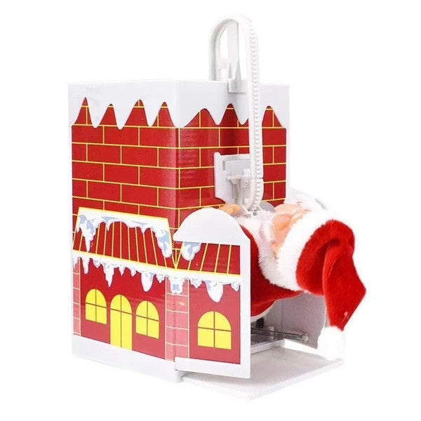 Cheminée d'Escalade Électrique Du Père Noël
