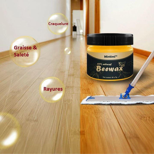 Cire d'Abeille Naturelle Pour Le Polissage Des Meubles