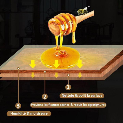 Cire d'Abeille Naturelle Pour Le Polissage Des Meubles