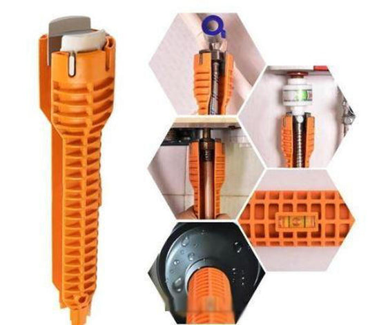 Clé d'installation multifonction pour robinet et évier