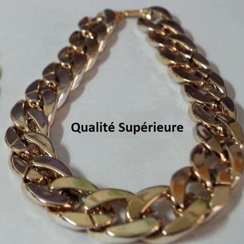 Collier De Sécurité En Chaîne Dorée Pour Chien et Chat