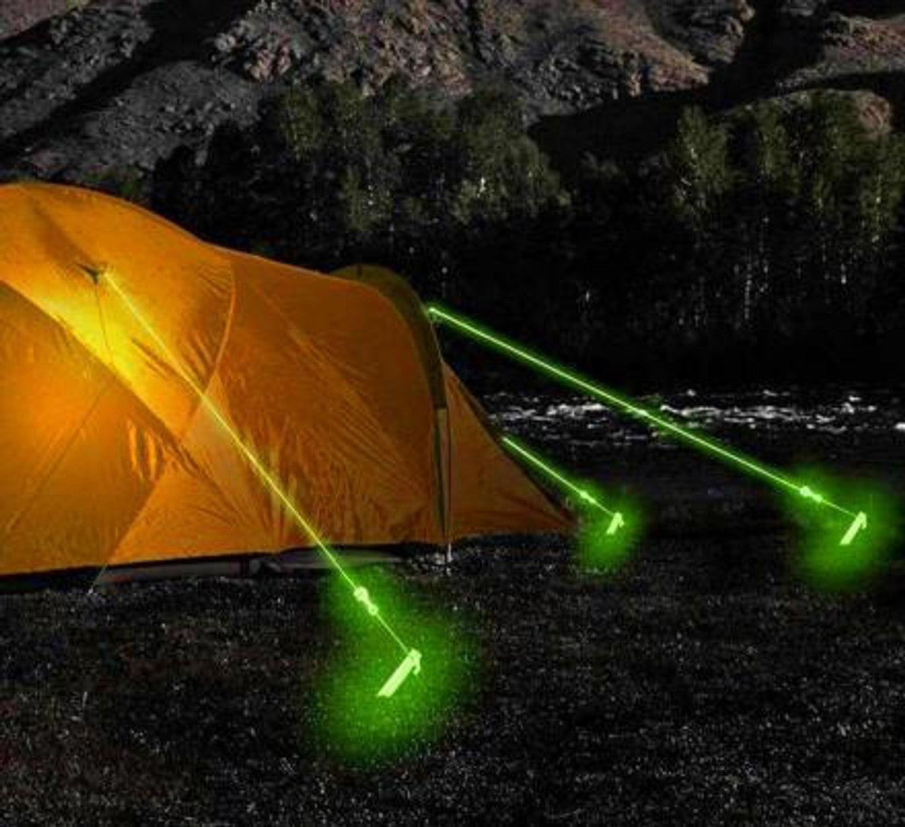 Corde Fluorescente pour Tente