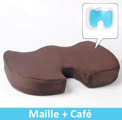 Coussin de siège orthopédique en gel