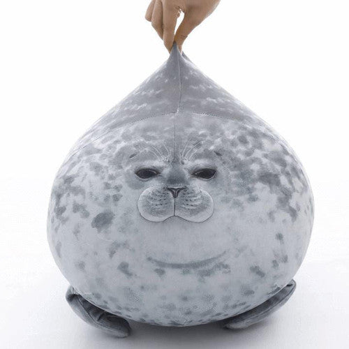 Coussin en Peluche - Forme de Phoque
